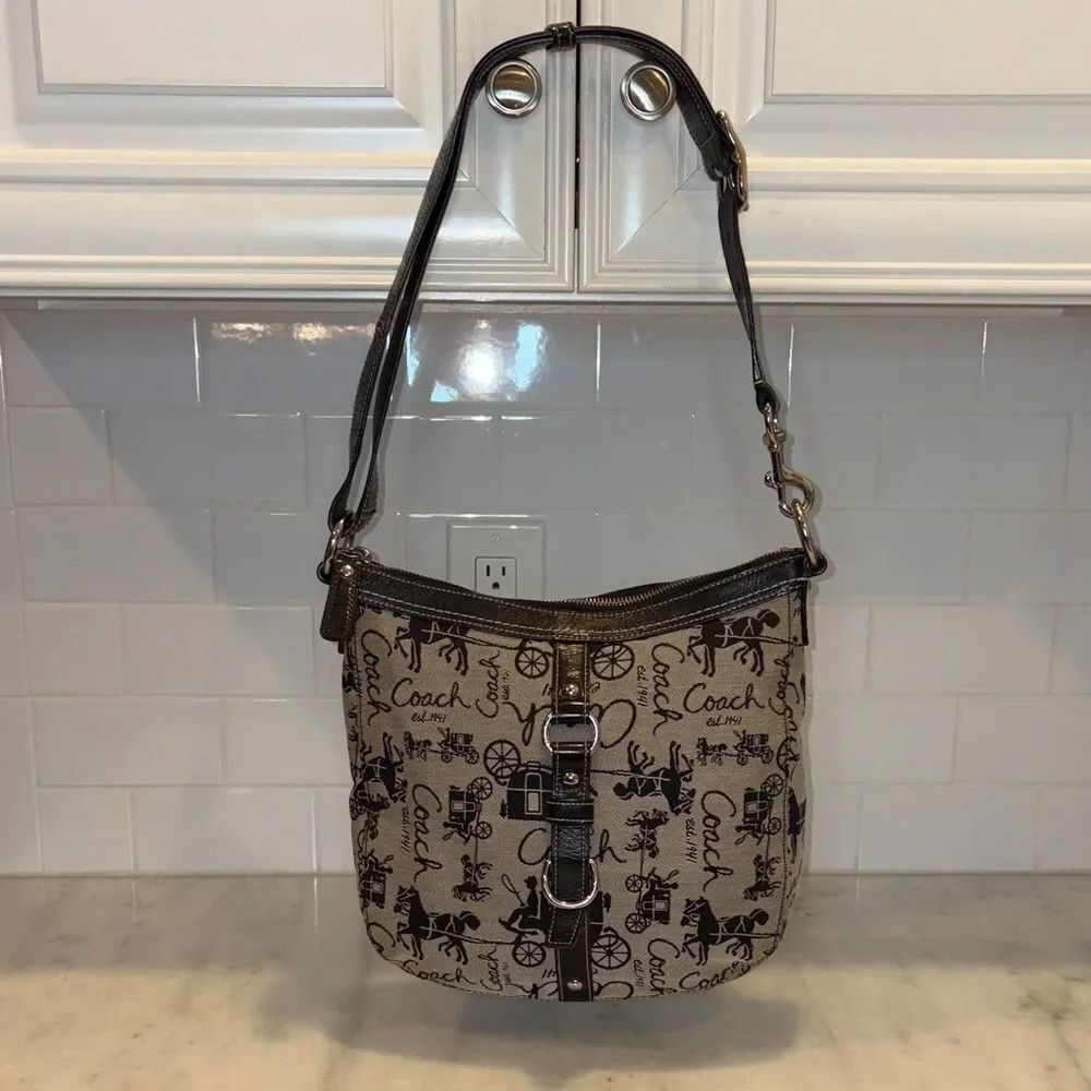Coach Bag Purse Handbag Vintage Y2K Chelsea Horse & Carriage Convertible Duffle